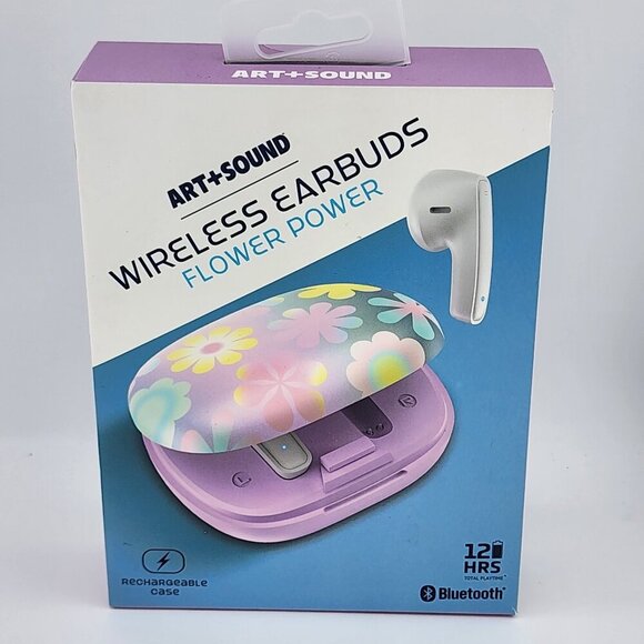 Brand New Wireless Earbuds Flower Power
